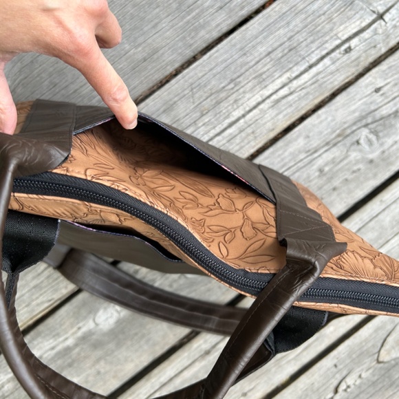 Faux Leather Tote Bag - Picture 4 of 8